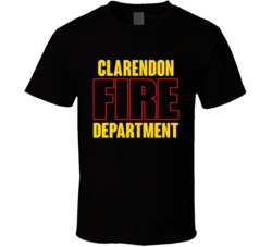 Clarendon Fire Department Personalized City T Shirt