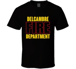 Delcambre Fire Department Personalized City T Shirt
