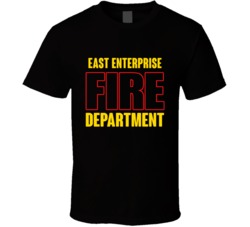 East Enterprise Fire Department Personalized City T Shirt