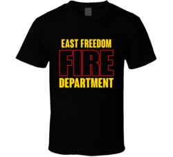 East Freedom Fire Department Personalized City T Shirt