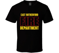 East Rutherford Fire Department Personalized City T Shirt