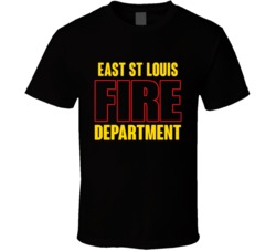 East St Louis Fire Department Personalized City T Shirt