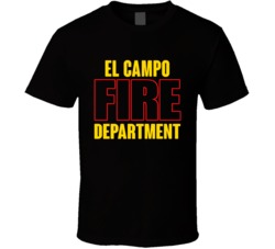 El Campo Fire Department Personalized City T Shirt