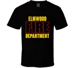 Elmwood Fire Department Personalized City T Shirt