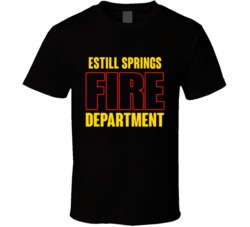 Estill Springs Fire Department Personalized City T Shirt
