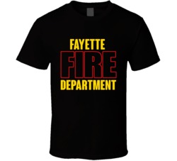 Fayette Fire Department Personalized City T Shirt
