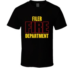 Filer Fire Department Personalized City T Shirt