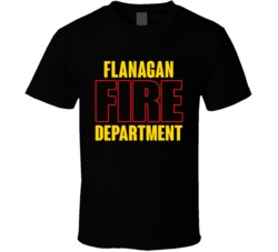 Flanagan Fire Department Personalized City T Shirt