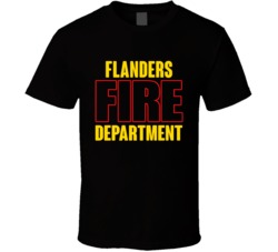 Flanders Fire Department Personalized City T Shirt