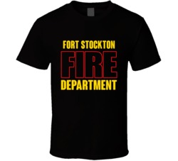 Fort Stockton Fire Department Personalized City T Shirt