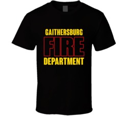 Gaithersburg Fire Department Personalized City T Shirt