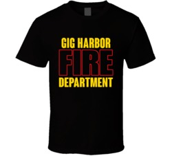 Gig Harbor Fire Department Personalized City T Shirt