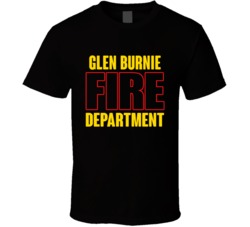 Glen Burnie Fire Department Personalized City T Shirt