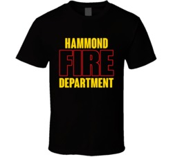 Hammond Fire Department Personalized City T Shirt