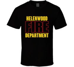 Helenwood Fire Department Personalized City T Shirt
