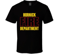 Hornick Fire Department Personalized City T Shirt