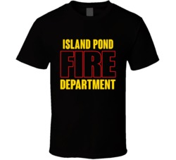 Island Pond Fire Department Personalized City T Shirt