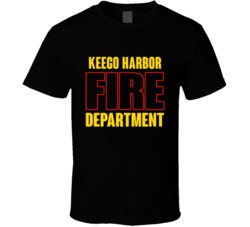 Keego Harbor Fire Department Personalized City T Shirt