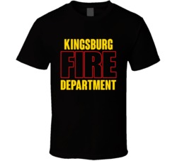 Kingsburg Fire Department Personalized City T Shirt