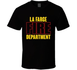 La Farge Fire Department Personalized City T Shirt