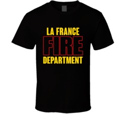 La France Fire Department Personalized City T Shirt