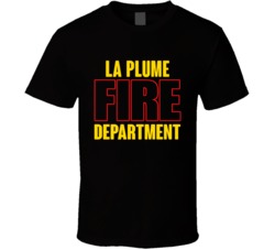 La Plume Fire Department Personalized City T Shirt