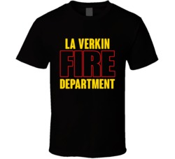La Verkin Fire Department Personalized City T Shirt