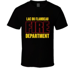Lac Du Flambeau Fire Department Personalized City T Shirt