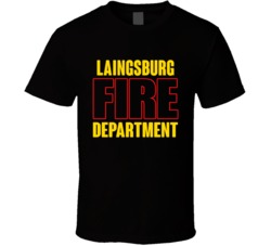 Laingsburg Fire Department Personalized City T Shirt