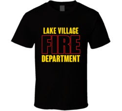 Lake Village Fire Department Personalized City T Shirt