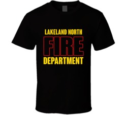 Lakeland North Fire Department Personalized City T Shirt