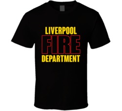 Liverpool Fire Department Personalized City T Shirt