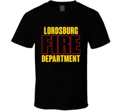Lordsburg Fire Department Personalized City T Shirt