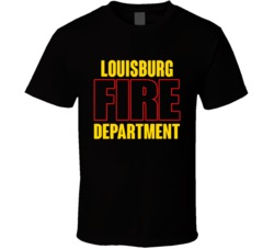 Louisburg Fire Department Personalized City T Shirt
