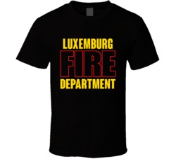 Luxemburg Fire Department Personalized City T Shirt