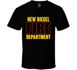 New Riegel Fire Department Personalized City T Shirt