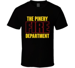 The Pinery Fire Department Personalized City T Shirt
