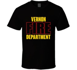 Vernon Fire Department Personalized City T Shirt