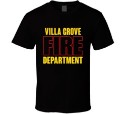 Villa Grove Fire Department Personalized City T Shirt