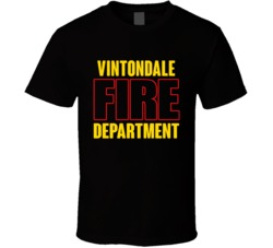 Vintondale Fire Department Personalized City T Shirt