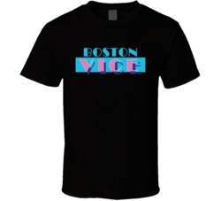 Boston Miami Vice Parody Retro TV Show T Shirt