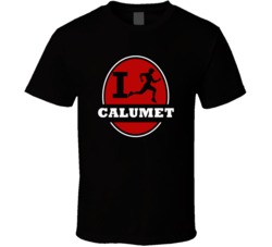 I Run Calumet Jogging Running T Shirt