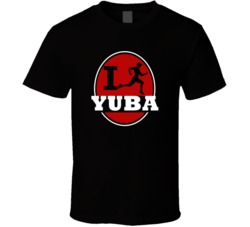 I Run Yuba Jogging Running T Shirt