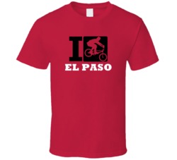 I Cycle El Paso Biking Cycling T Shirt