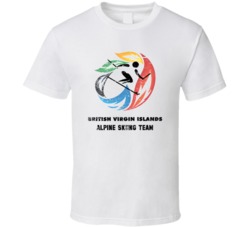 British Virgin Islands Alpine Skiing Team 2014 Olympic Sochi Vintage D