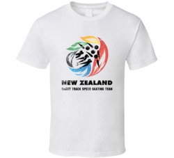 New Zealand Short Track Speed Skating Team 2014 Olympic Sochi Vintage 