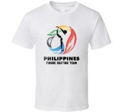 Philippines Figure Skating Team 2014 Olympic Sochi Vintage Distressed 