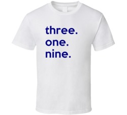 Iowa 319 Fun Cool Area Code Pride T Shirt
