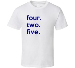 Washington 425 Fun Cool Area Code Pride T Shirt