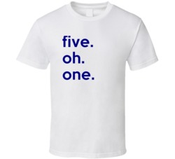 Arkansas 501 Fun Cool Area Code Pride T Shirt